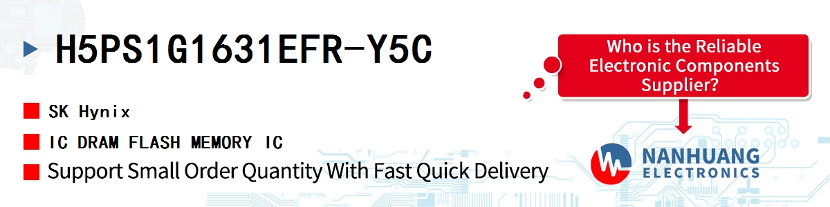 H5PS1G1631EFR-Y5C SK Hynix IC DRAM FLASH MEMORY IC