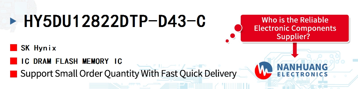 HY5DU12822DTP-D43-C SK Hynix IC DRAM FLASH MEMORY IC